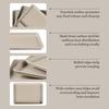 image:imageMartha Stewart Gallen 3Piece Cookie Sheet Set  13 15 17 Baking Pans Ceramic Nonstick PFAFree Carbon Steel  Oven Safe to 450F WarpResistant Easy to Clean  TaupeTaupe