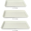 image:imageMartha Stewart Gallen 3Piece Cookie Sheet Set  13 15 17 Baking Pans Ceramic Nonstick PFAFree Carbon Steel  Oven Safe to 450F WarpResistant Easy to Clean  TaupeLinen White