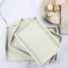 image:imageMartha Stewart Gallen 3Piece Cookie Sheet Set  13 15 17 Baking Pans Ceramic Nonstick PFAFree Carbon Steel  Oven Safe to 450F WarpResistant Easy to Clean  TaupeLinen White