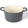 image:imageMartha Stewart Gatwick 7 QT Enamel Cast Iron Dutch Oven  Navy Blue HeavyDuty Durable Dutch Oven for Slow Cooking Braising and BakingGray