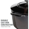 image:imageMartha Stewart Gatwick 7 QT Enamel Cast Iron Dutch Oven  Navy Blue HeavyDuty Durable Dutch Oven for Slow Cooking Braising and BakingGun Metal Gray