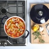 image:imageMartha Stewart Gatwick 7 QT Enamel Cast Iron Dutch Oven  Navy Blue HeavyDuty Durable Dutch Oven for Slow Cooking Braising and BakingNavy Blue