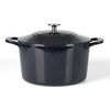 image:imageMartha Stewart Gatwick 7 QT Enamel Cast Iron Dutch Oven  Navy Blue HeavyDuty Durable Dutch Oven for Slow Cooking Braising and BakingNavy Blue