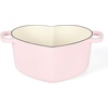 image:imageMartha Stewart Gatwick 7 QT Enamel Cast Iron Dutch Oven  Navy Blue HeavyDuty Durable Dutch Oven for Slow Cooking Braising and BakingPink Heart Shaped