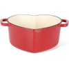 image:imageMartha Stewart Gatwick 7 QT Enamel Cast Iron Dutch Oven  Navy Blue HeavyDuty Durable Dutch Oven for Slow Cooking Braising and BakingRed Heart Shaped
