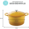image:imageMartha Stewart Gatwick 7 QT Enamel Cast Iron Dutch Oven  Navy Blue HeavyDuty Durable Dutch Oven for Slow Cooking Braising and BakingYellow