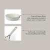 image:imageMartha Stewart Heathland Premium Nonstick PFA Free Ceramic Interior 10Piece Tapered Aluminum Cookware Set  TaupeLinen White