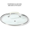 image:imageMartha Stewart Heathland Premium Nonstick PFA Free Ceramic Interior 10Piece Tapered Aluminum Cookware Set  TaupeLinen White