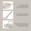 image:imageMartha Stewart Heathland Premium Nonstick PFA Free Ceramic Interior 10Piece Tapered Aluminum Cookware Set  TaupeTaupe