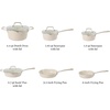 image:imageMartha Stewart Heathland Premium Nonstick PFA Free Ceramic Interior 10Piece Tapered Aluminum Cookware Set  TaupeTaupe
