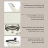 image:imageMartha Stewart Kingstree Large 2 Qt Stainless Steel Tea Kettle  Heavy Gauge Durable Whistling Tea Kettle for Stove Top Easy Pour Classic DesignLinen White