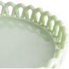 image:imageMartha Stewart Watercrest Glass Cake Stand 102 Inch Footed Pedestal Cake Plate with Scalloped Ruffled Edge Clear Handmade Glassware for Weddings Parties and Dessert DisplayGreen 85