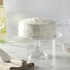 image:imageMartha Stewart Watercrest Glass Cake Stand 102 Inch Footed Pedestal Cake Plate with Scalloped Ruffled Edge Clear Handmade Glassware for Weddings Parties and Dessert DisplayGlass 102 W Dome
