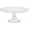 image:imageMartha Stewart Watercrest Glass Cake Stand 102 Inch Footed Pedestal Cake Plate with Scalloped Ruffled Edge Clear Handmade Glassware for Weddings Parties and Dessert DisplayGlass 102 W Dome