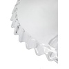 image:imageMartha Stewart Watercrest Glass Cake Stand 102 Inch Footed Pedestal Cake Plate with Scalloped Ruffled Edge Clear Handmade Glassware for Weddings Parties and Dessert DisplayGlass 102 No Dome