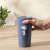 image:imagePeanuts Snoopy Stay Chill 17 oz Insulated Stainless Steel Tumbler with Lid Double Wall Thermal Drink Cup for Hot amp Cold Beverages White Cool SnoopyBlue