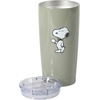 image:imagePeanuts Snoopy Stay Chill 17 oz Insulated Stainless Steel Tumbler with Lid Double Wall Thermal Drink Cup for Hot amp Cold Beverages White Cool SnoopyGreen