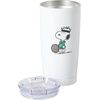image:imagePeanuts Snoopy Stay Chill 17 oz Insulated Stainless Steel Tumbler with Lid Double Wall Thermal Drink Cup for Hot amp Cold Beverages White Cool SnoopyWhite Tennis Snoopy