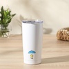 image:imagePeanuts Snoopy Stay Chill 17 oz Insulated Stainless Steel Tumbler with Lid Double Wall Thermal Drink Cup for Hot amp Cold Beverages White Cool SnoopyWhite Umbrella Snoopy