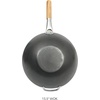 image:imageSUR LA TABLE Kitchen Essentials Quick Fire 135 Carbon Steel Flat Bottom Wok  Durable Nonstick Stir Fry Pan