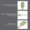 image:imageSur La Table Kitchen Essential Chefs Toolkit Silicone Soup Ladle with Beechwood handle  TaupeJuniper Green Silicone