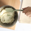 image:imageSur La Table Kitchen Essential Chefs Toolkit Silicone Soup Ladle with Beechwood handle  TaupeJuniper Green Silicone