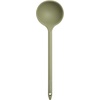image:imageSur La Table Kitchen Essential Chefs Toolkit Silicone Soup Ladle with Beechwood handle  TaupeJuniper Green Silicone