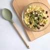image:imageSur La Table Kitchen Essential Chefs Toolkit Silicone Soup Ladle with Beechwood handle  TaupeJuniper Green SiliconeBeechwood