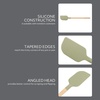 image:imageSur La Table Kitchen Essential Chefs Toolkit Silicone Soup Ladle with Beechwood handle  TaupeJuniper Green SiliconeBeechwood