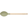 image:imageSur La Table Kitchen Essential Chefs Toolkit Silicone Soup Ladle with Beechwood handle  TaupeJuniper Green SiliconeBeechwood