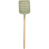 image:imageSur La Table Kitchen Essential Chefs Toolkit Silicone Soup Ladle with Beechwood handle  TaupeJuniper Green SiliconeBeechwood