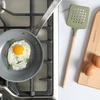 image:imageSur La Table Kitchen Essential Chefs Toolkit Silicone Soup Ladle with Beechwood handle  TaupeJuniper Green SiliconeBeechwood