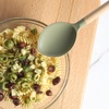 image:imageSur La Table Kitchen Essential Chefs Toolkit Silicone Soup Ladle with Beechwood handle  TaupeJuniper Green SiliconeBeechwood