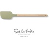 image:imageSur La Table Kitchen Essential Chefs Toolkit Silicone Soup Ladle with Beechwood handle  TaupeJuniper Green SiliconeBeechwood