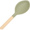 image:imageSur La Table Kitchen Essential Chefs Toolkit Silicone Soup Ladle with Beechwood handle  TaupeJuniper Green SiliconeBeechwood