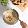 image:imageSur La Table Kitchen Essential Chefs Toolkit Silicone Soup Ladle with Beechwood handle  TaupeTaupe Silicone