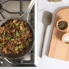 image:imageSur La Table Kitchen Essential Chefs Toolkit Silicone Soup Ladle with Beechwood handle  TaupeTaupe Silicone