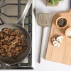 image:imageSur La Table Kitchen Essential Chefs Toolkit Silicone Soup Ladle with Beechwood handle  TaupeTaupe Silicone