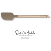 image:imageSur La Table Kitchen Essential Chefs Toolkit Silicone Soup Ladle with Beechwood handle  TaupeTaupe SiliconeBeechwood