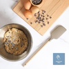 image:imageSur La Table Kitchen Essential Chefs Toolkit Silicone Soup Ladle with Beechwood handle  TaupeTaupe SiliconeBeechwood