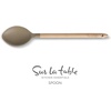 image:imageSur La Table Kitchen Essential Chefs Toolkit Silicone Soup Ladle with Beechwood handle  TaupeTaupe SiliconeBeechwood