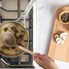 image:imageSur La Table Kitchen Essential Chefs Toolkit Silicone Soup Ladle with Beechwood handle  TaupeTaupe SiliconeBeechwood