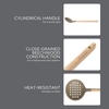 image:imageSur La Table Kitchen Essential Chefs Toolkit Silicone Soup Ladle with Beechwood handle  TaupeTaupe SiliconeBeechwood
