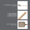 image:imageSur La Table Kitchen Essential Chefs Toolkit Silicone Soup Ladle with Beechwood handle  TaupeTaupe SiliconeBeechwood