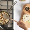 image:imageSur La Table Kitchen Essential Chefs Toolkit Silicone Soup Ladle with Beechwood handle  TaupeTaupe SiliconeBeechwood