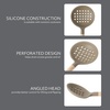 image:imageSur La Table Kitchen Essential Chefs Toolkit Silicone Soup Ladle with Beechwood handle  TaupeTaupe SiliconeBeechwood