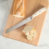 image:imageSur La Table Kitchen Essential Tasting Kitchen German Steel Bread Knife 8Inch Stainless Steel Blade  Professional Kitchen Knife with White Handle and Forged Full Tang