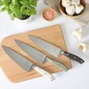 image:imageSur La Table Kitchen Essential Tasting Kitchen German Steel Chefs Knife 8Inch Stainless Steel Blade  Professional Kitchen Knife with Black Handle and Forged Full TangBlack