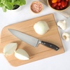 image:imageSur La Table Kitchen Essential Tasting Kitchen German Steel Chefs Knife 8Inch Stainless Steel Blade  Professional Kitchen Knife with Black Handle and Forged Full TangBlack