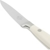 image:imageSur La Table Kitchen Essential Tasting Kitchen German Steel Paring Knife 35Inch Stainless Steel Blade  Professional Kitchen Knife with White Handle and Forged Full Tang